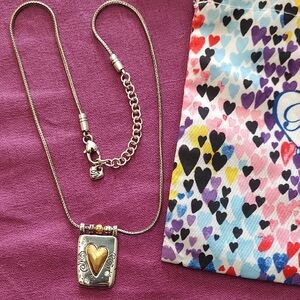 Brighton Two-Tone Heart Necklace